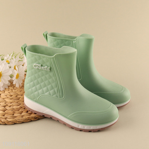 Latest products waterproof women rain boots for outdoor