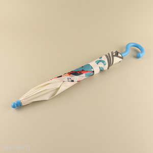 New arrival cartoon printed windproof waterproof umbrella for children