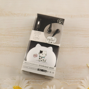 Top selling portable mobile phone earphones earbuds with storage box