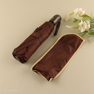 Low price portable folding windproof waterproof automatic open umbrella