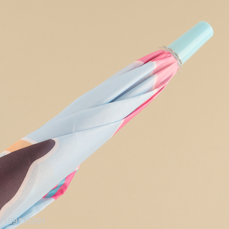 Most popular cartoon printed children windproof waterproof umbrella