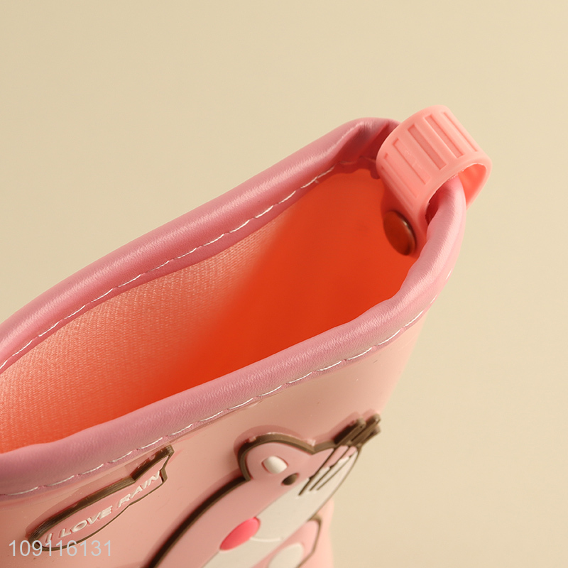 China products cartoon anti-slip waterproof children rain boots