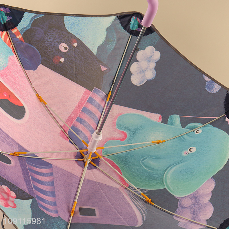 Good selling portable cartoon childrenwindproof waterproof umbrella wholesale