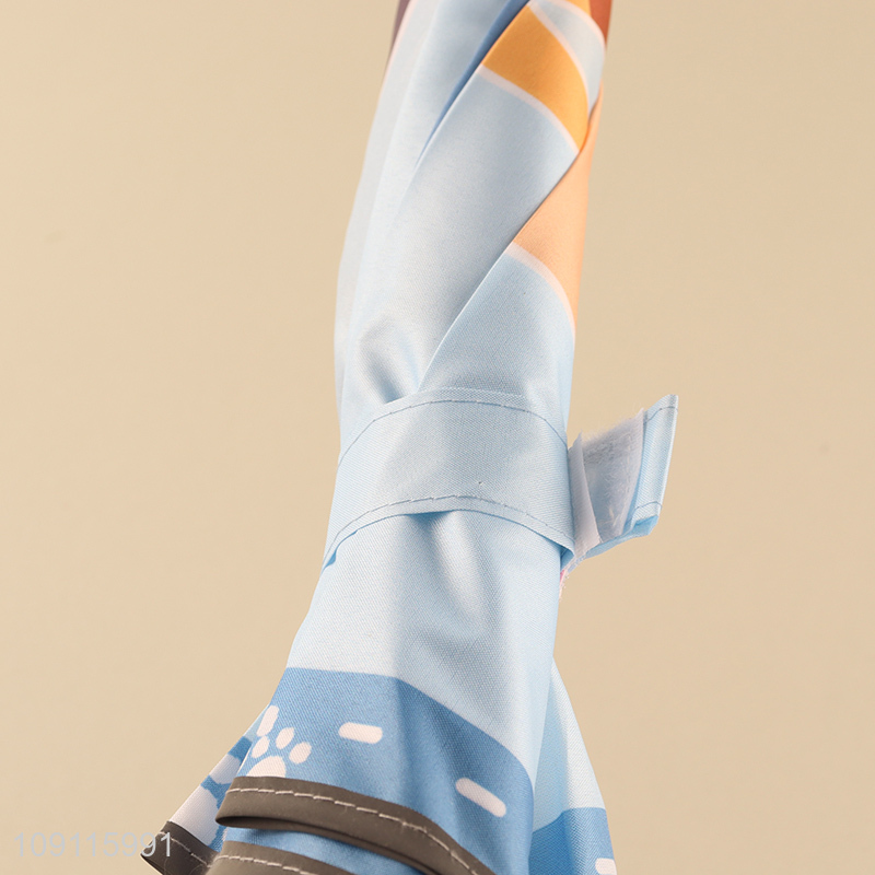 Most popular cartoon printed children windproof waterproof umbrella