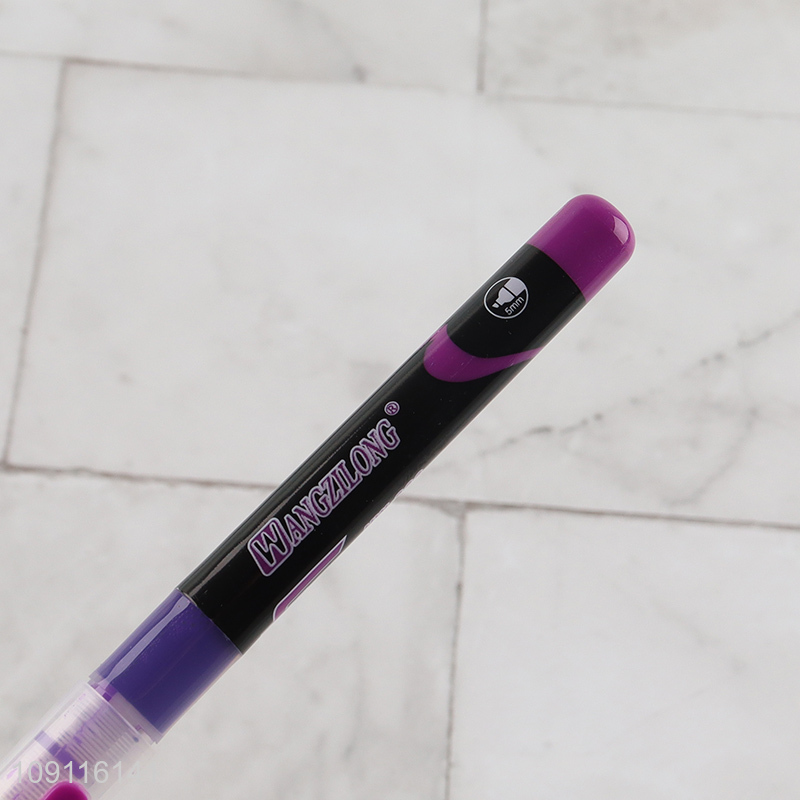 China products 6colors students stationery non-toxic highlighters pen