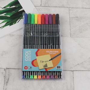 Popular products 10colors non-toxic kids painting watercolor pen set