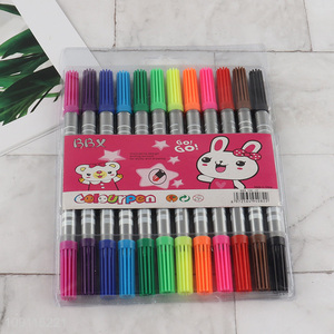 Most popular double-headed 12colors painting watercolor pen for sale