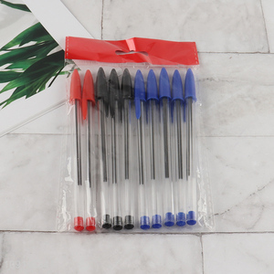 Good quality 10pcs school office writing pen ballpoint pen set