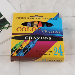Latest products 24colors school students painting crayon set
