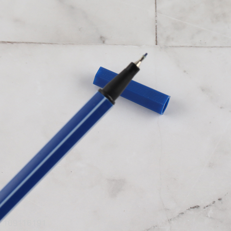 New arrival 12colors water-based fine liner marker set for stationery