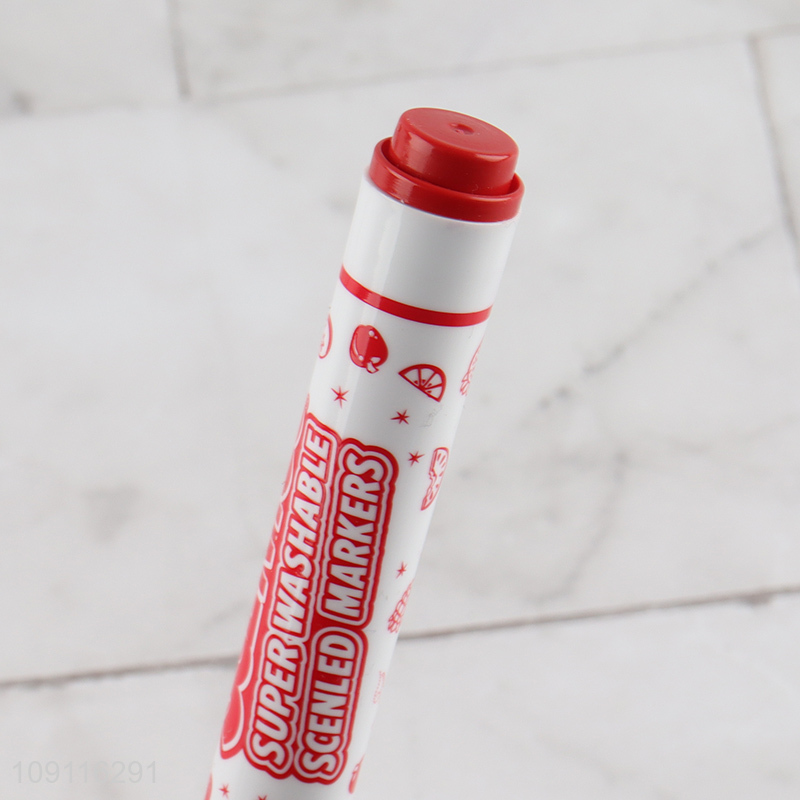 Online wholesale 6pcs washable children painting watercolor pen set