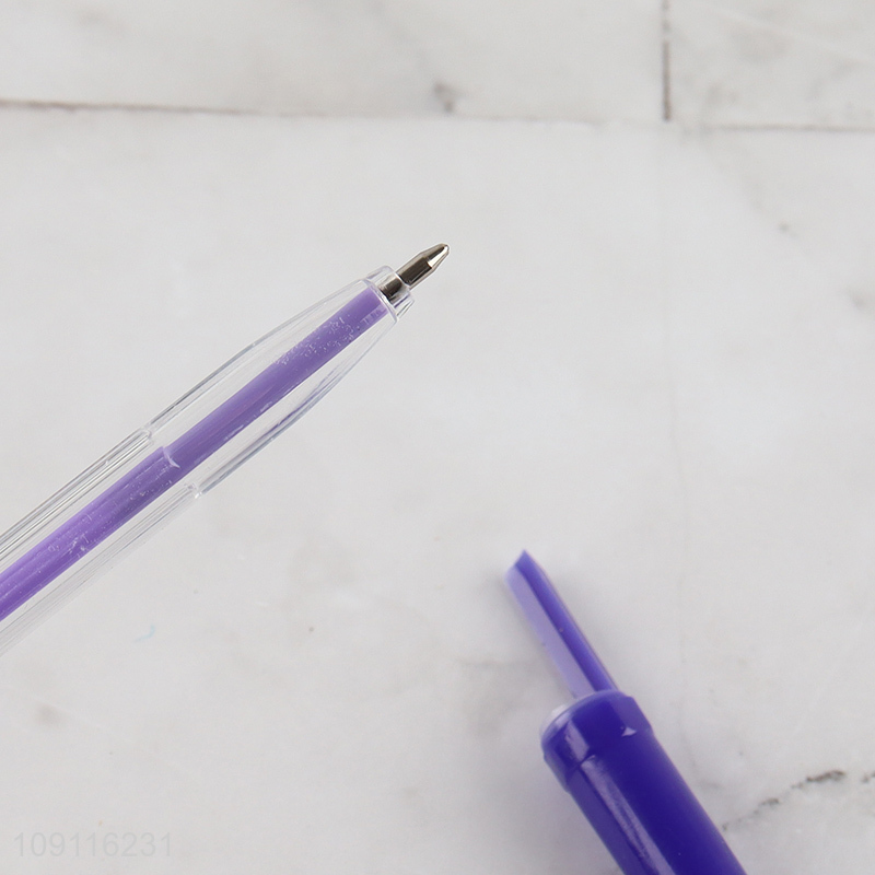 Hot items 10colors school office stationery ballpoint pen set