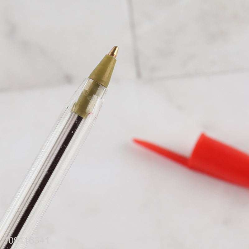 Good quality 10pcs school office writing pen ballpoint pen set