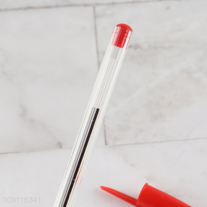 Good quality 10pcs school office writing pen ballpoint pen set