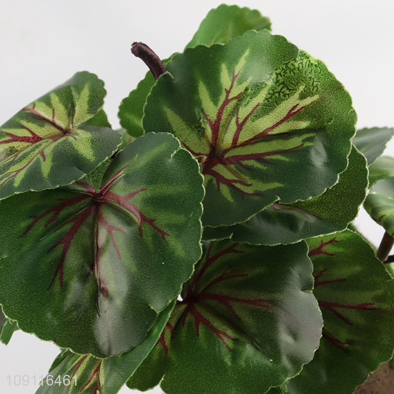 Yiwu market home office decor plastic natural artificial bonsai fake potted plants