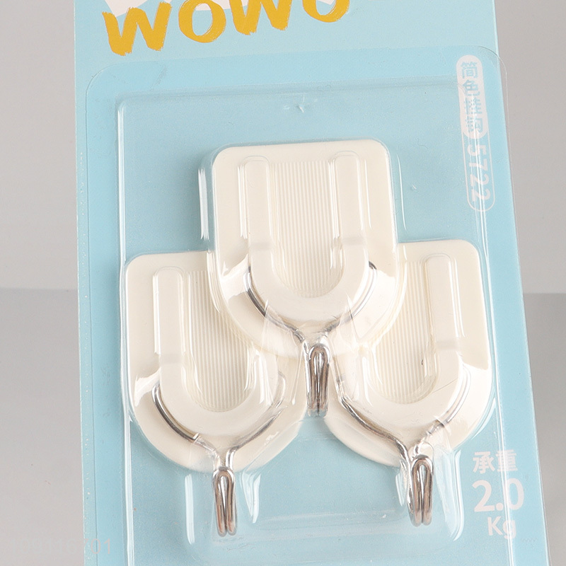 New Product 3PCS Wall Hanging Hooks Strong Adhesive Hooks for Hanging