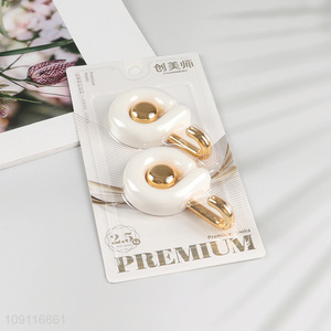 New Arrival 2PCS All Purporse Adhesive Hooks Heavy Duty Wall Hanging Hooks