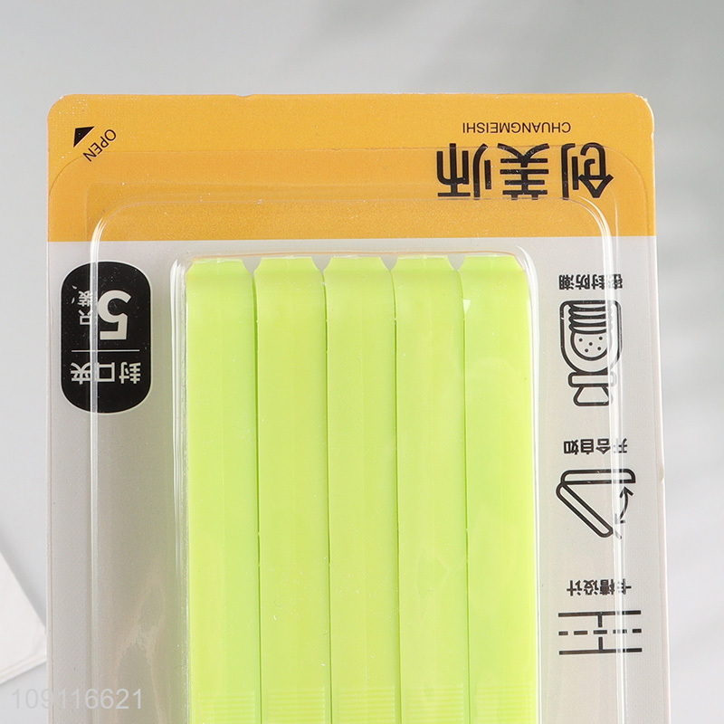 Good Quality 5PCS Medium Plastic Food Bag Clips Chip Clips Sealing Clips