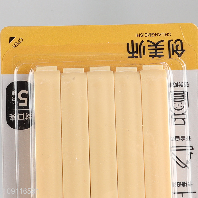 Wholesale 5PCS Large Plastic Food Bag Clips Kitchen Sealing Clips for Bags