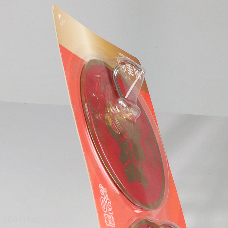 Factory Price 2PCS Wall Hanging Towel Hooks Waterproof Oilproof Adhesive Hooks