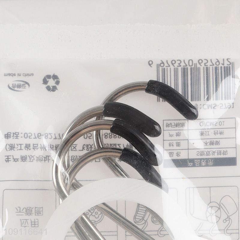 Wholesale 4PCS Stainless Steel S Hooks Metal S Shape Hanging Hooks for Pots Pans