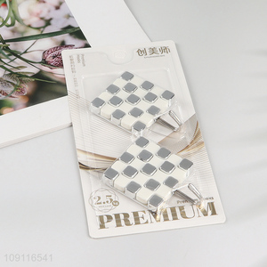 Factory Supply 2PCS Adhesive Hooks Wall Hanging Hooks Towel Coat Hooks