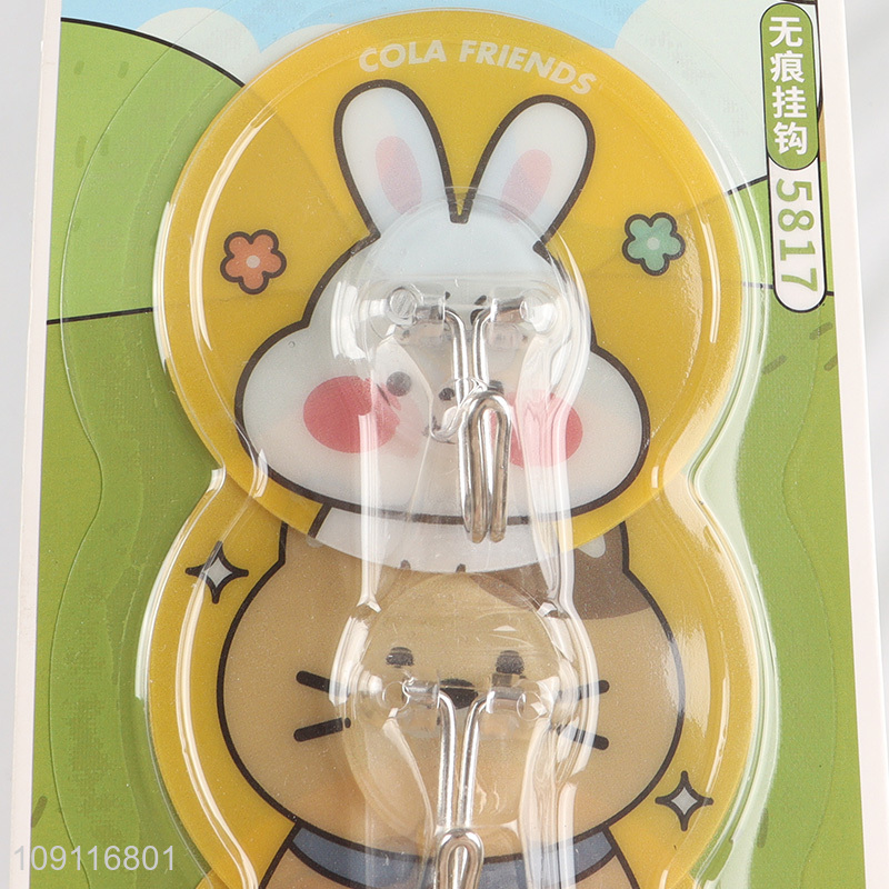 Online Wholesale 2PCS Wall Mounted Hooks Heavy Duty Adhesive Towel Hooks