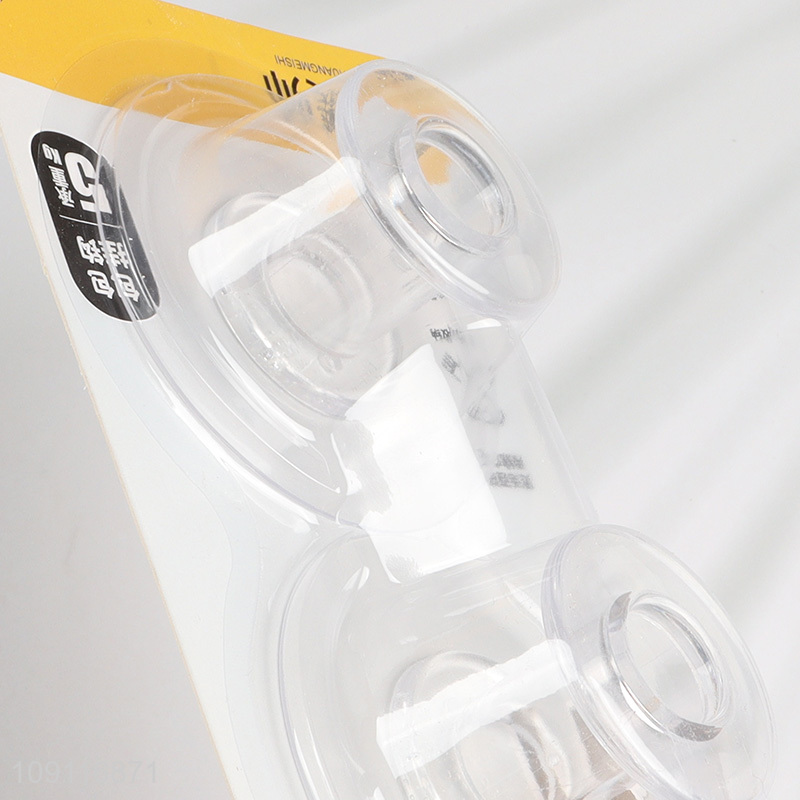 Factory Supply 2PCS Adhesive Hooks Heavy Duty Wall Hooks for Hanging Bags