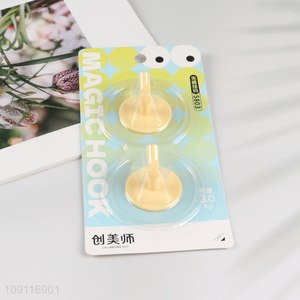 Factory Price 2PCS Wall Mounted Hooks Adhesive Hooks for Kitchen Bathroom