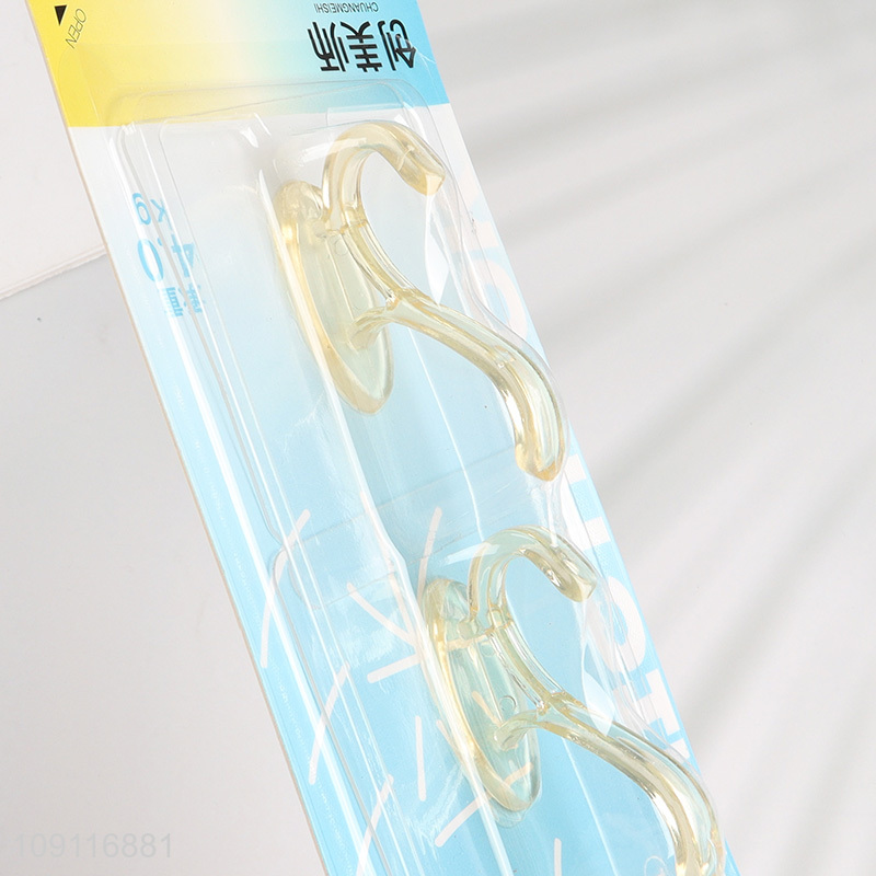 New Product 2PCS All Purporse Adhesive Hooks Heavy Duty Wall Hanging Hooks