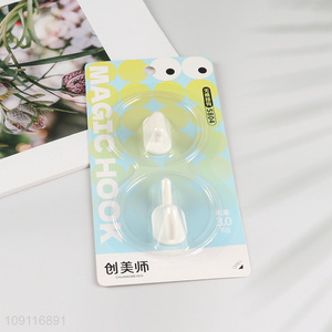 Online Wholesale 2PCS Wall Mounted Hooks Adhesive Towel Hooks for Hanging