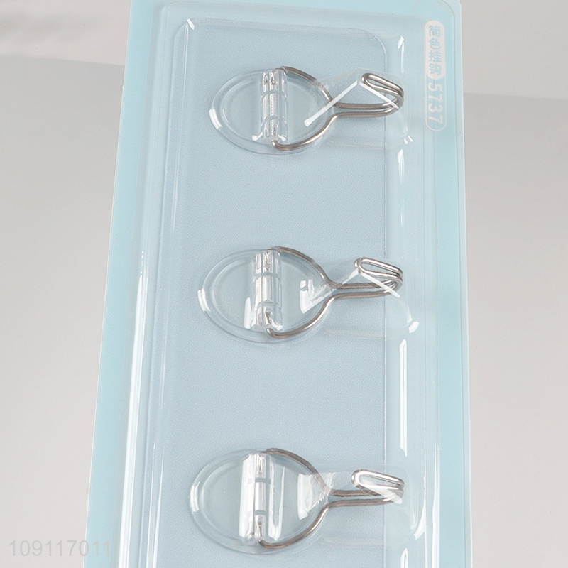 Hot Selling Adhesive Wall Mounted Heavy Duty Coat Rack with 5 Coat Hooks