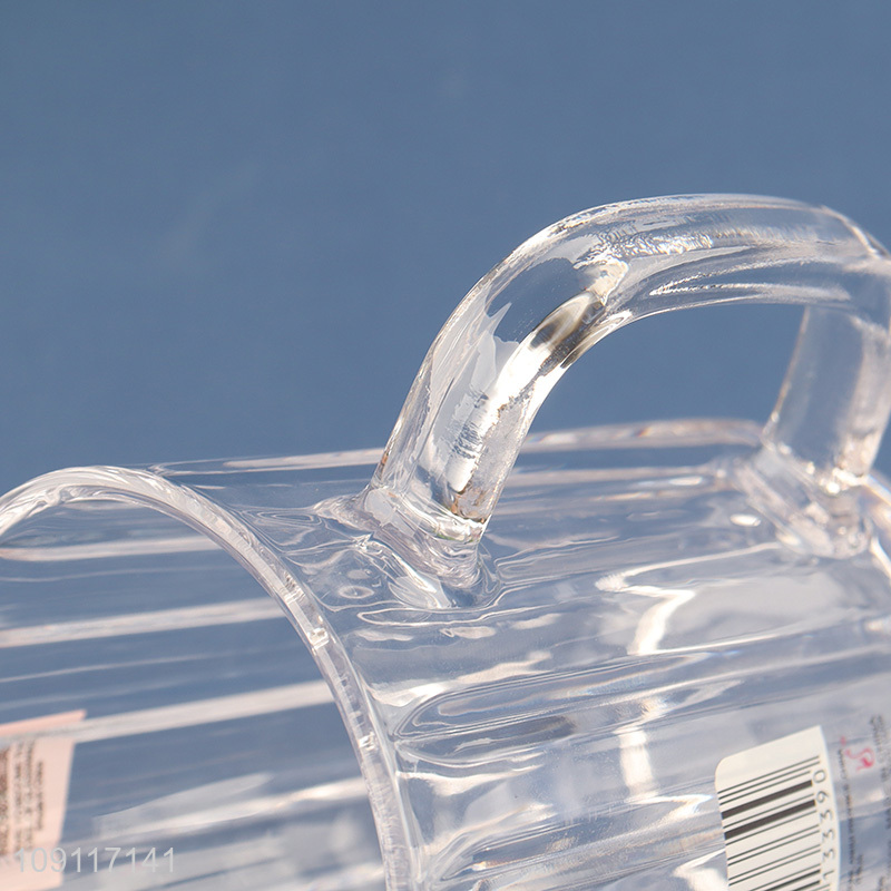 High quality glass clear water cup drinking cup water mug for sale
