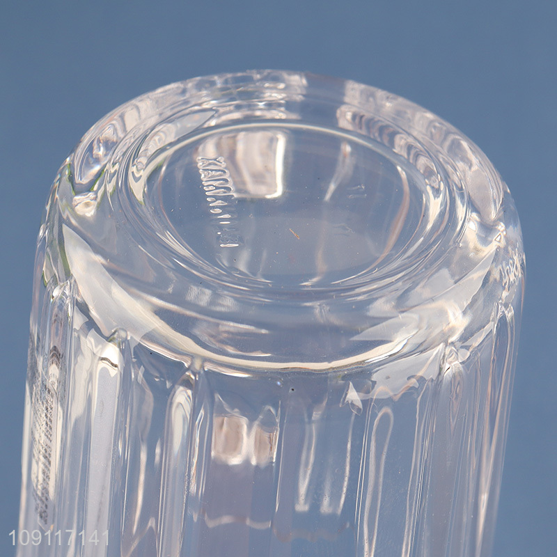 High quality glass clear water cup drinking cup water mug for sale