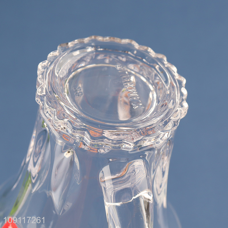 Factory price unbreakable clear glass cup water cup drinking cup with handle