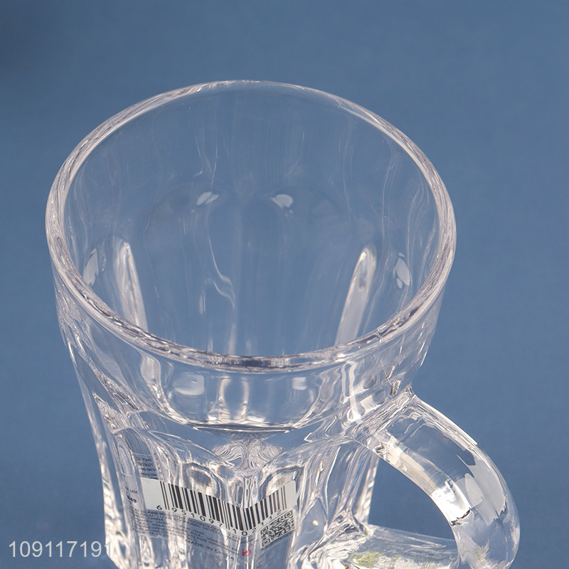 Online wholesale clear unbreakable glass water cup drinking cup coffee mug