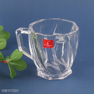 Popular products glass unbreakable water cup drinking cup beer mug with handle