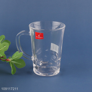 Most popular unbreakable clear glass water cup drinking cup beer mug for sale