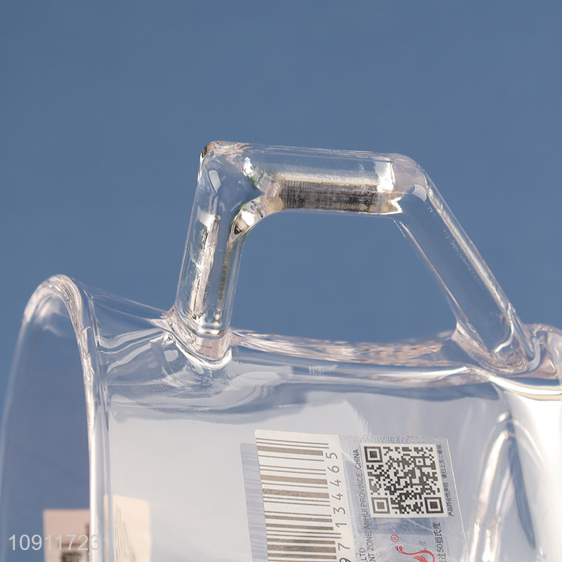 Low price unbreakable glass clear water cup drinking cup coffee mug