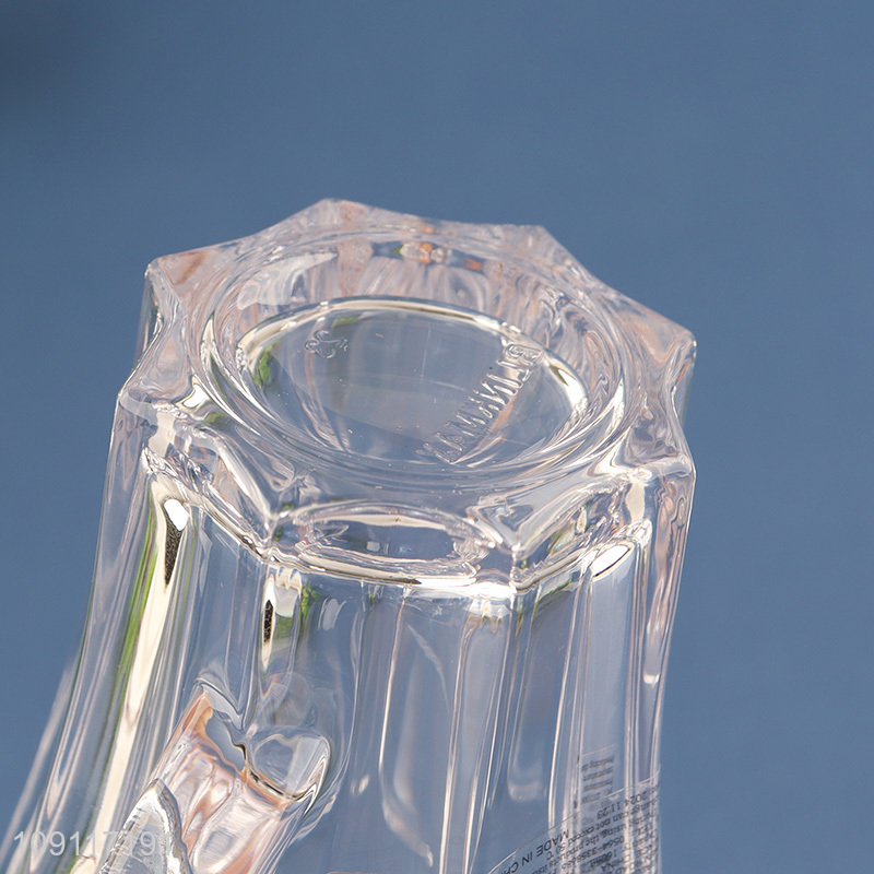 Online wholesale clear unbreakable glass water cup drinking cup coffee mug