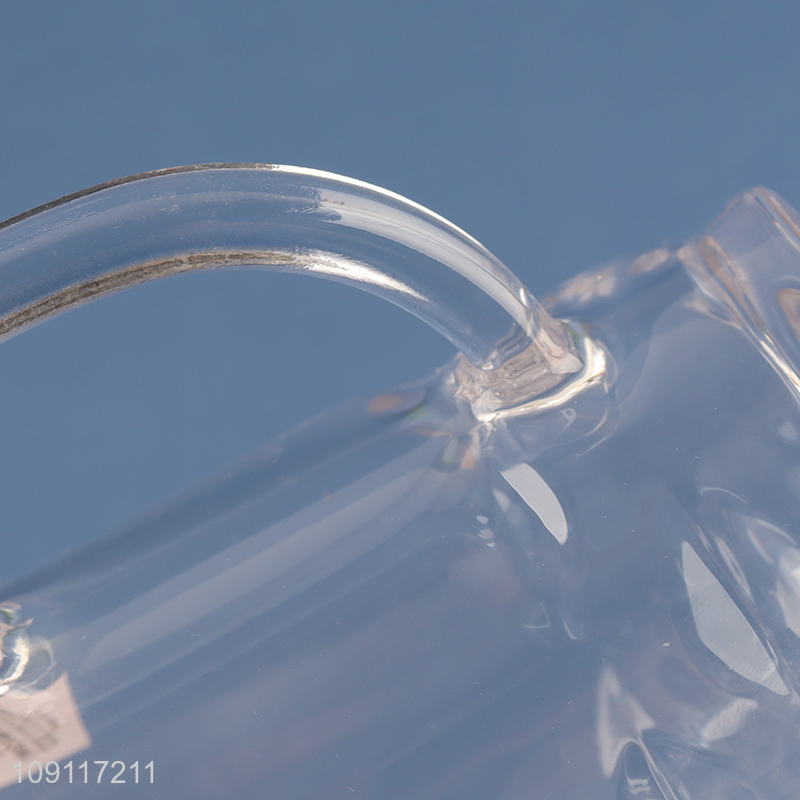 Most popular unbreakable clear glass water cup drinking cup beer mug for sale