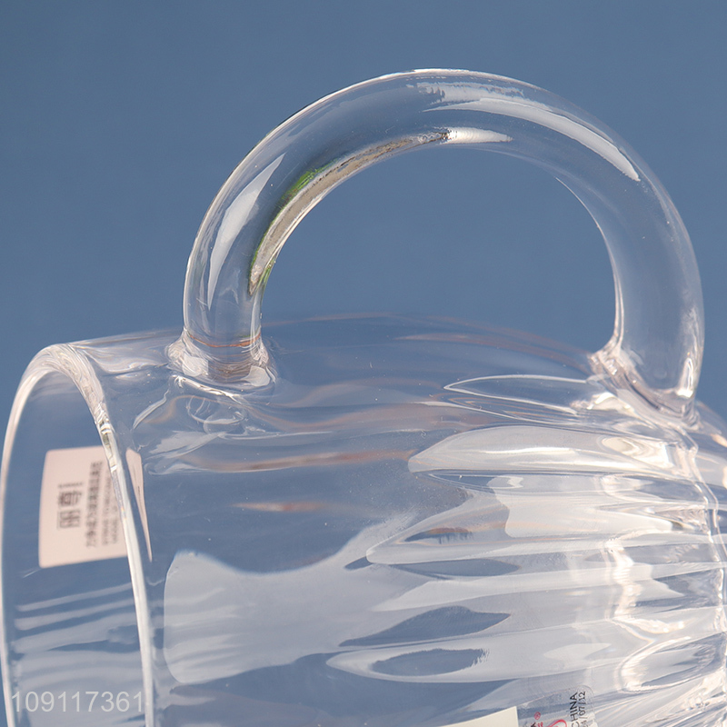 Factory supply glass clear water cup drinking cup tea cup for sale