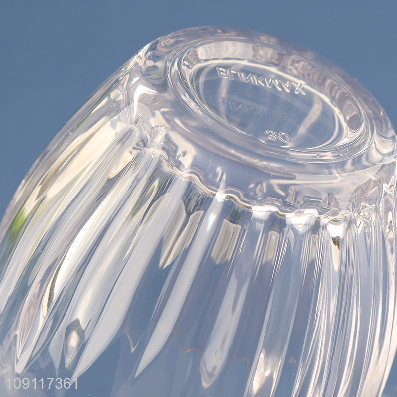 Factory supply glass clear water cup drinking cup tea cup for sale