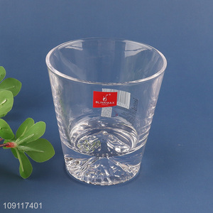 Low price unbreakable clear glass cup whiskey glasses beer mug for sale