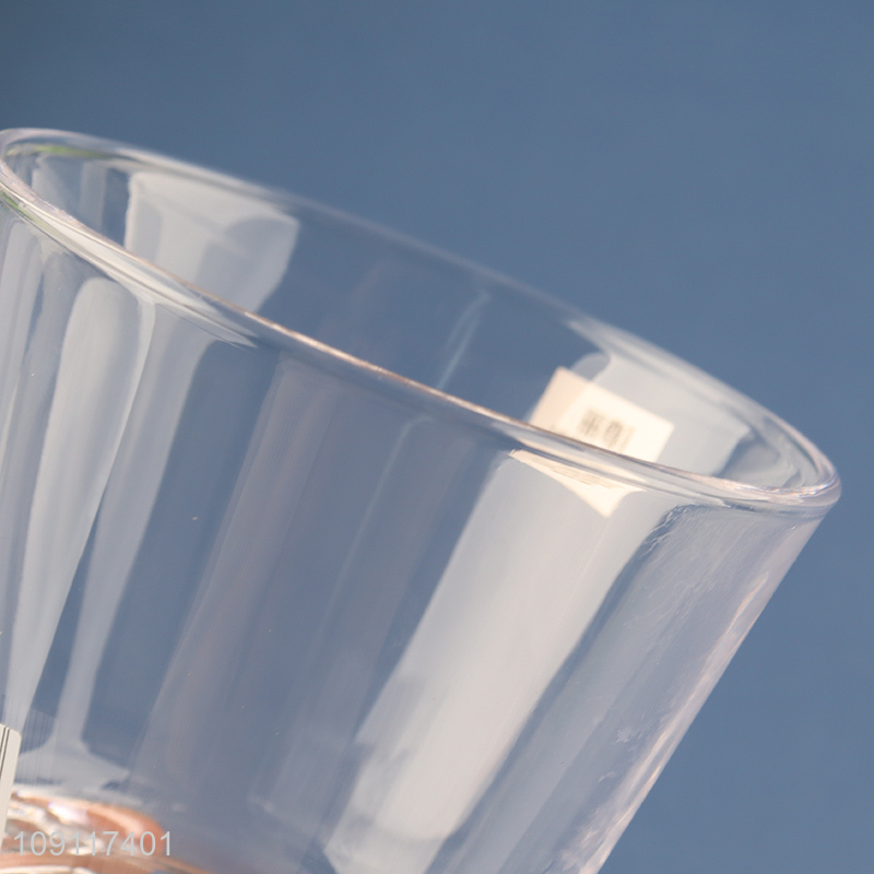 Low price unbreakable clear glass cup whiskey glasses beer mug for sale