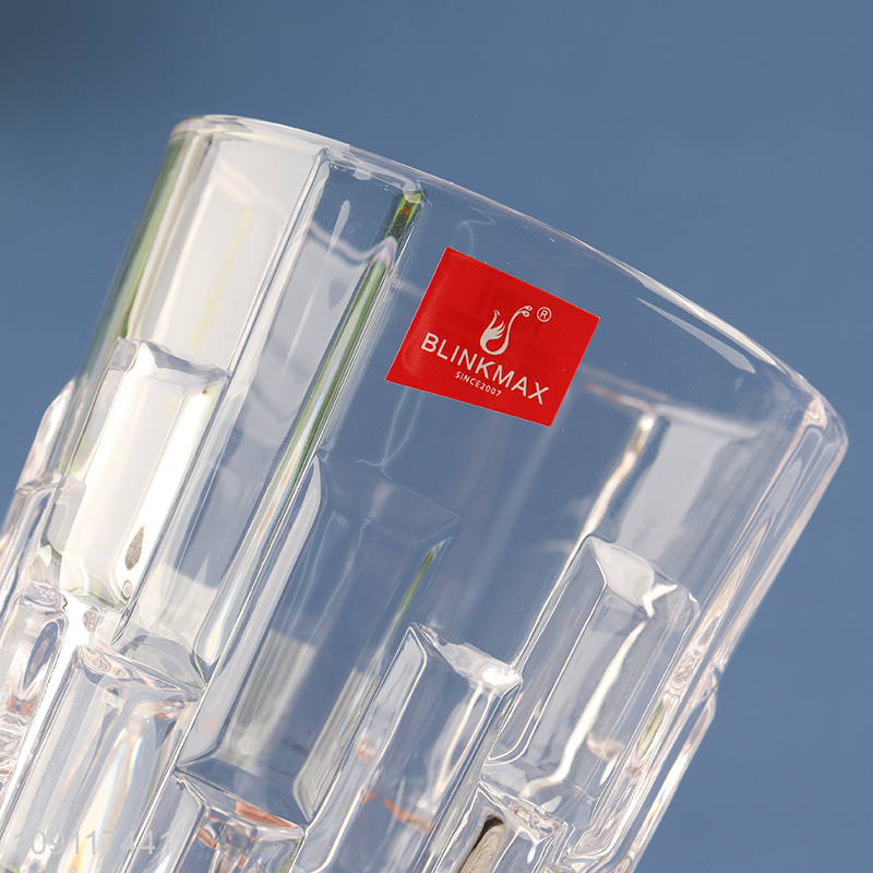 Online wholesale clear glass cup whiskey glasses beer mug