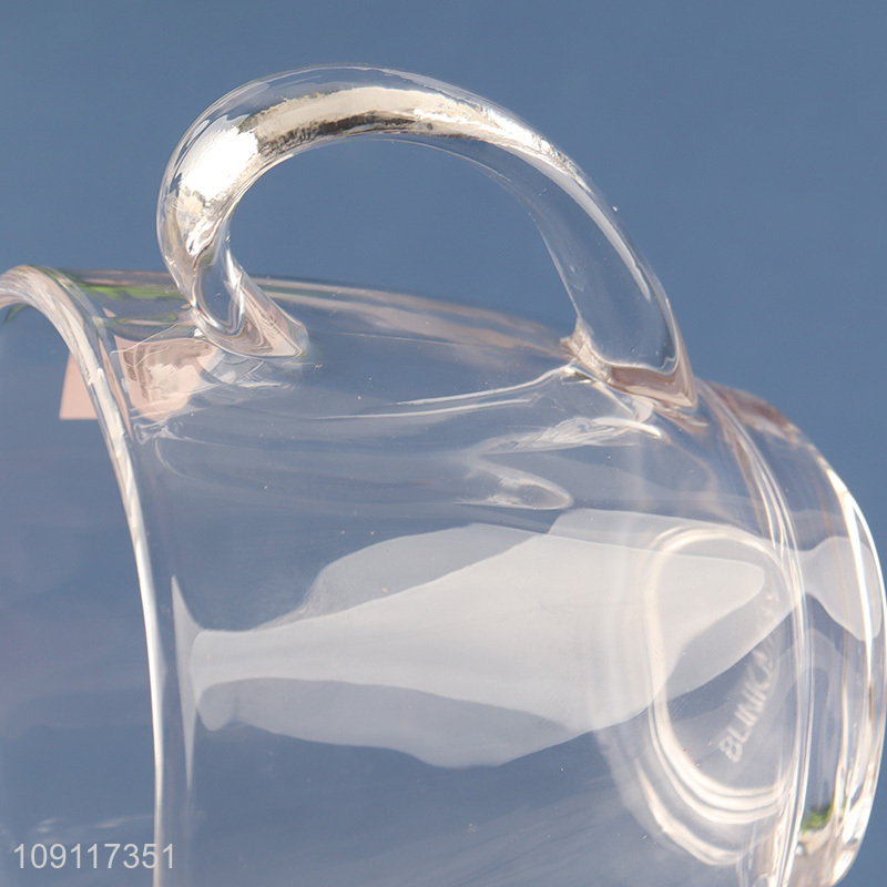 Wholesale from china clear glass water cup drinking cup coffee mug with handle