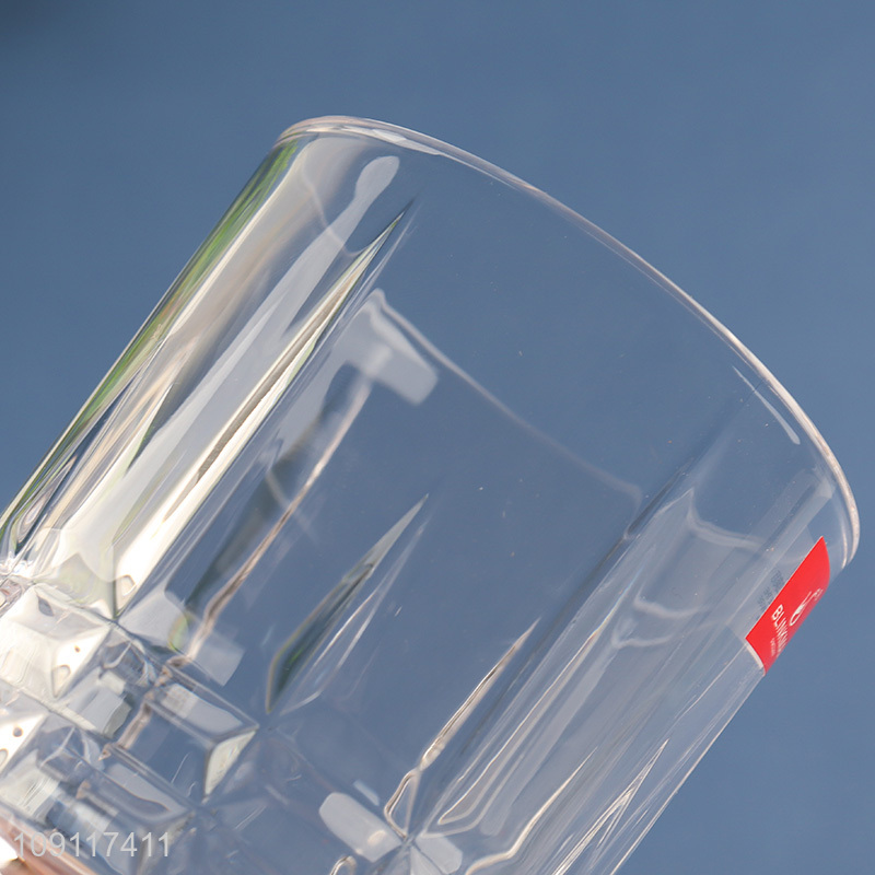 Best selling unbreakable glass clear whiskey glasses beer mug wholesale