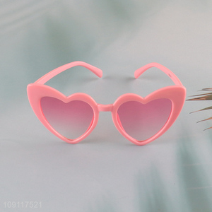 New arrival heart shape girls fashion children sunglasses for sale