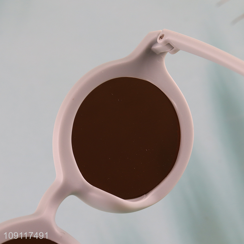 Popular products round summer outdoor fashion children sunglasses for sale